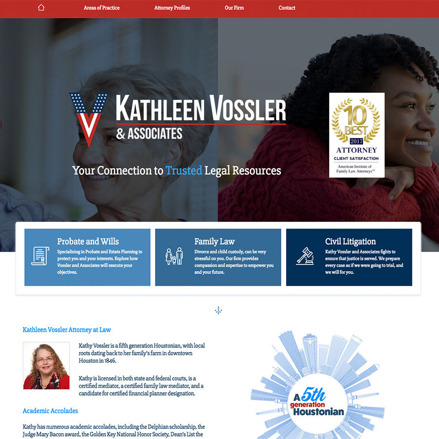 kathy vossler and associates screenshot